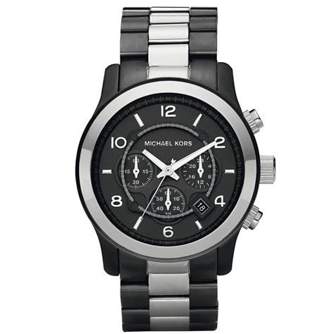 michael kors mk8182|michael kors chronograph black dial.